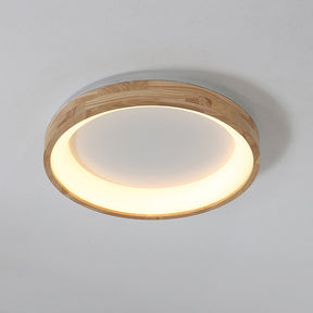 LED Deckenleuchte Holz Acryl Dimmbar 30/40/50/60cm