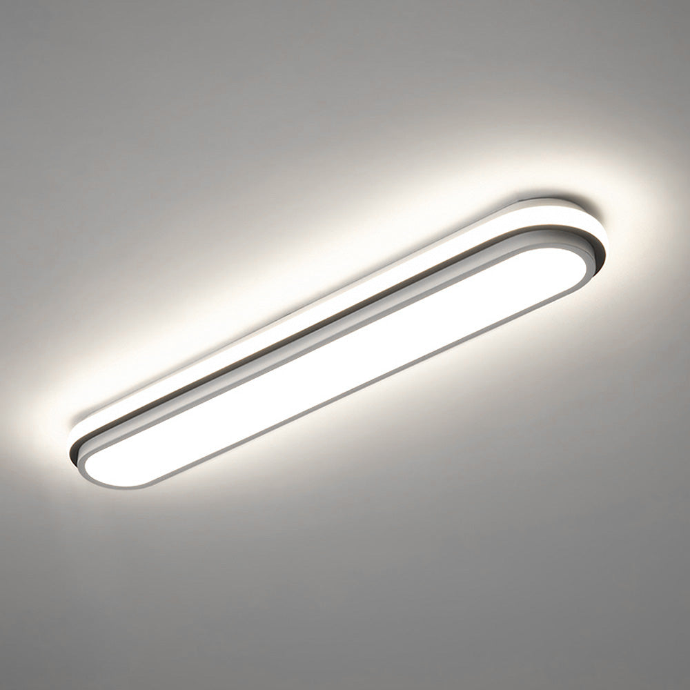 Moderne LED Langer Metall Acryl Schlafzimmer Deckenleuchten l 35CM