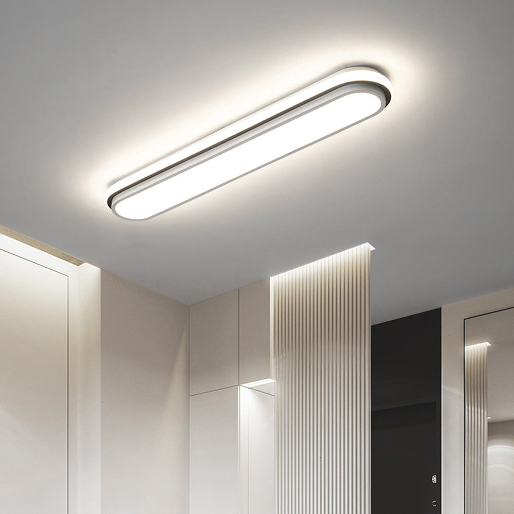 Moderne LED Langer Metall Acryl Schlafzimmer Deckenleuchten l 35CM