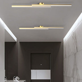 Lange LED Deckenleuchte aus Metall Dimmbar 60/90/120cm