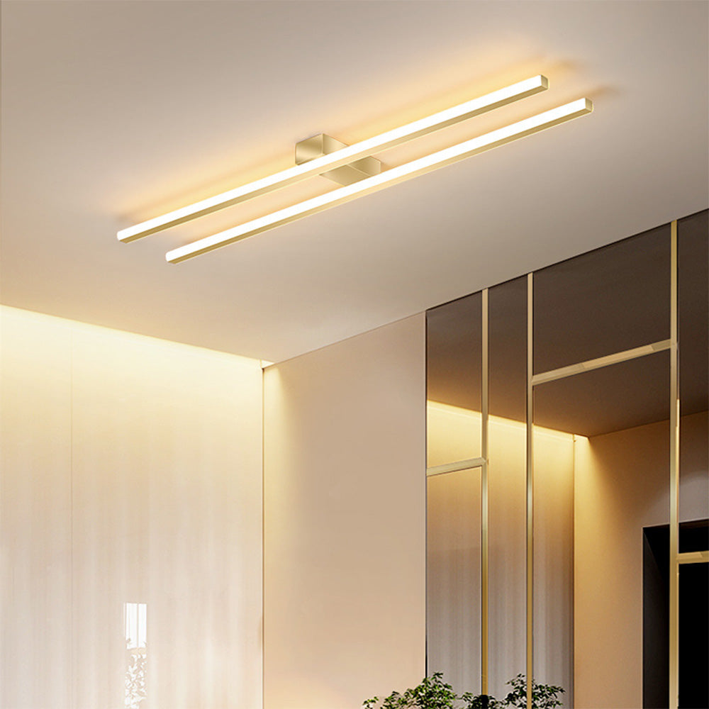 Deckenleuchte Metall LED 3 Farbwechsel per Schalter 48/58/78cm