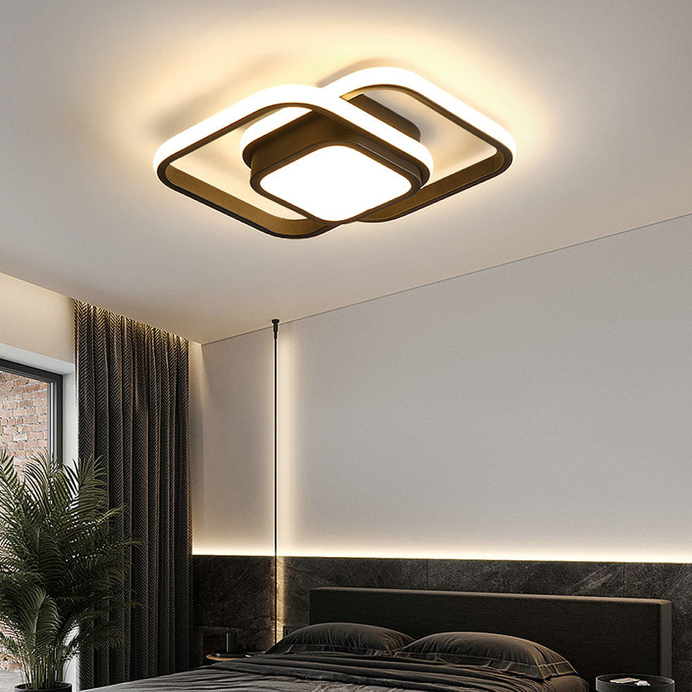 Deckenleuchte LED Acryl Quadratisch 27cm