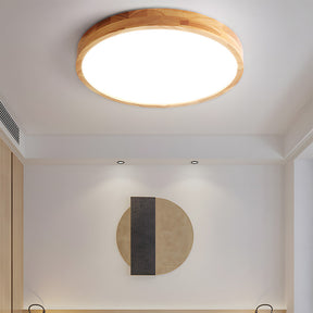 Deckenleuchte Holz Acryl LED Dimmbar 30/40/50/60cm