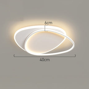 Moderne LED Deckenleuchten Eisen 40/50cm Dimmbar
