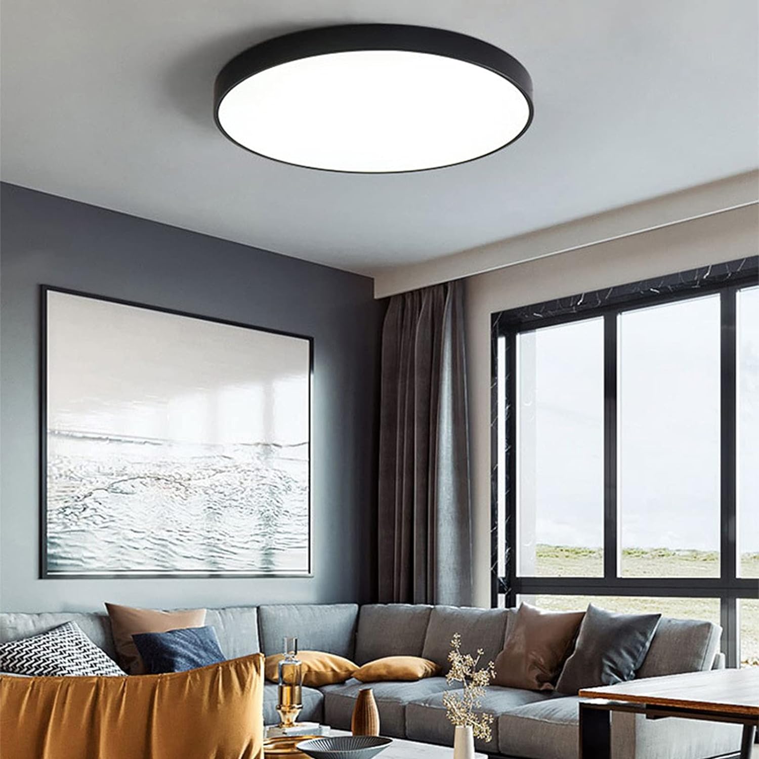 Moderne Led Deckenleuchte 23/30/40/50cm Für Wohnzimmer