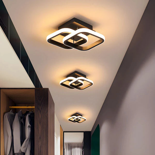 Einfach 3 Farbwechsel  Metall 24cm LED Flur Deckenleuchten