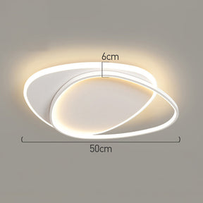 Moderne LED Deckenleuchten Eisen 40/50cm Dimmbar