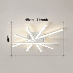 Deckenleuchte Metall Kreativ LED Dimmbar 83/95/108/120cm