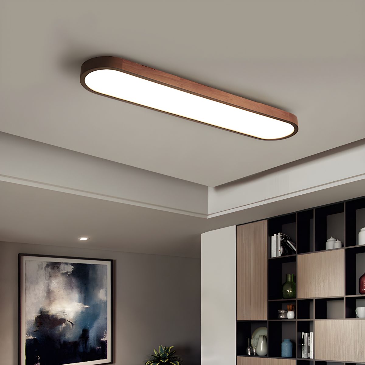 LED Deckenleuchte Acryl Eisen 30-120cm Dimmbar
