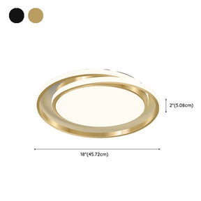 LED Runde Deckenleuchte Eisen Acryl 45CM