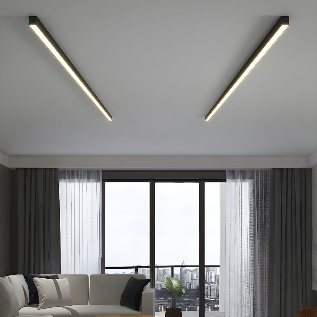 LED Langleiste Deckenleuchte Acryl 60/80/100/120/150/180/200cm