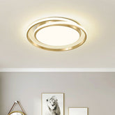 LED Runde Deckenleuchte Eisen Acryl 45CM Dimmbar per Fernbedienung