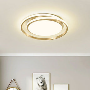 LED Runde Deckenleuchte Eisen Acryl 45CM