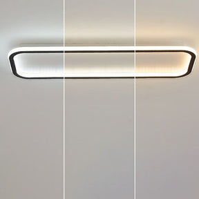 Rechteckige LED-Deckenleuchte 40cm Flur Dimmbar