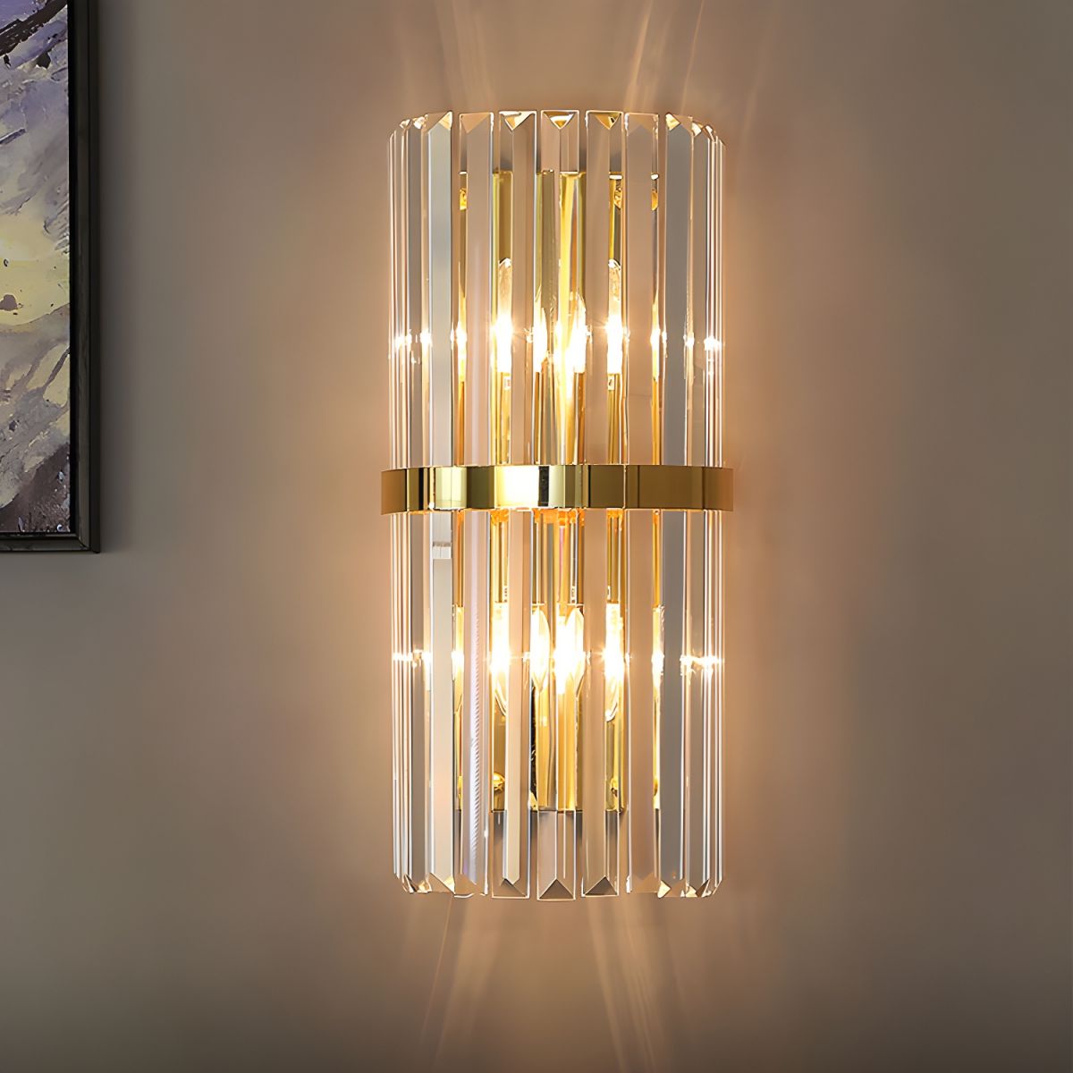 Luxuriöser Kreativität Kristall 14cm Wohnzimmer Wandleuchten