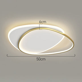 Moderne LED Deckenleuchten Eisen 40/50cm Dimmbar