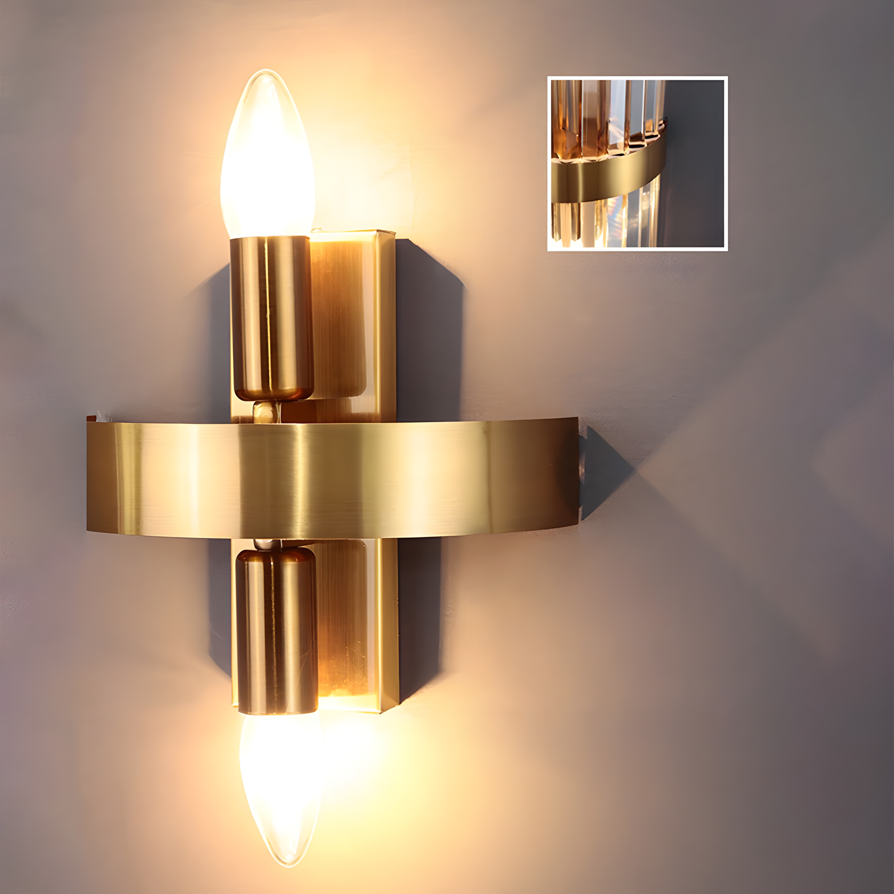 Luxuriöser Kreativität Kristall 14cm Wohnzimmer Wandleuchten