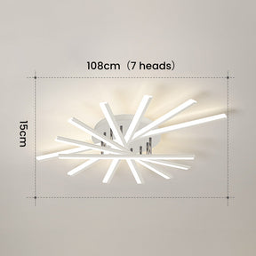 Deckenleuchte Metall Kreativ LED Dimmbar 83/95/108/120cm