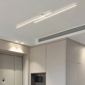 Lange LED Deckenleuchte aus Metall Dimmbar 60/90/120cm