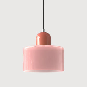 Bauhaus Kreativ Pendelleuchte Glas Rosa 15cm