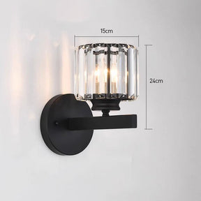 Wandleuchten für Flur Kristall Rund 24cm