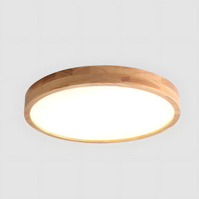 Deckenleuchte Holz Acryl LED Dimmbar 30/40/50/60cm