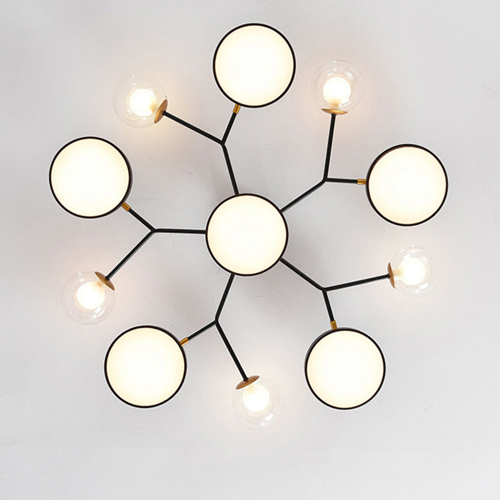 Kreativer LED-Deckenleuchter mit 6+5 Leuchten für das Wohnzimmer