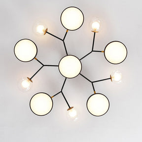 Kreativer LED-Deckenleuchter mit 6+5 Leuchten für das Wohnzimmer