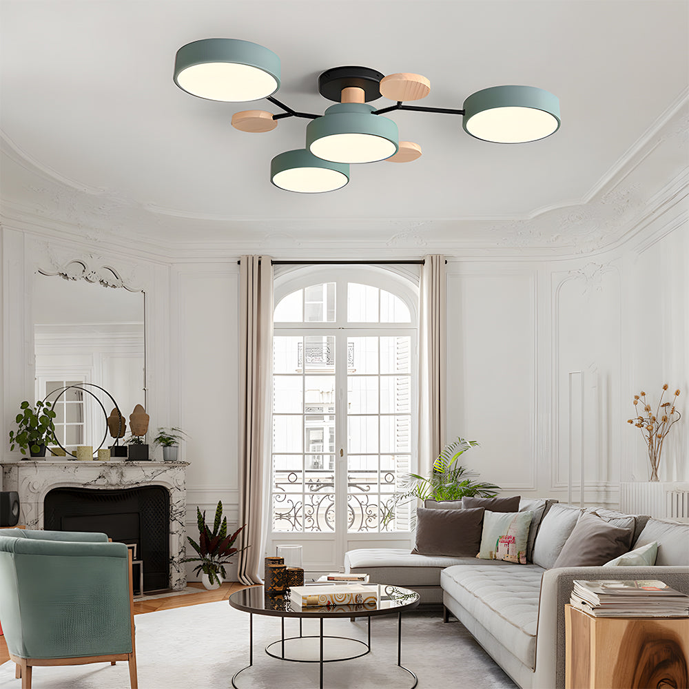 Deckenleuchte Acryl 85cm Wohnzimmer LED 4 Lichter