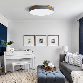 Deckenleuchte Holz Wohnzimmer 30/40/50/60cm Dimmbar