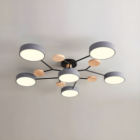 Deckenleuchte Acryl 90cm Weißes Licht Warmes Licht LED-6 Lichter