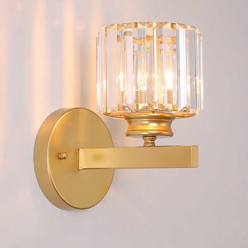 Wandleuchten für Flur Kristall Rund 24cm