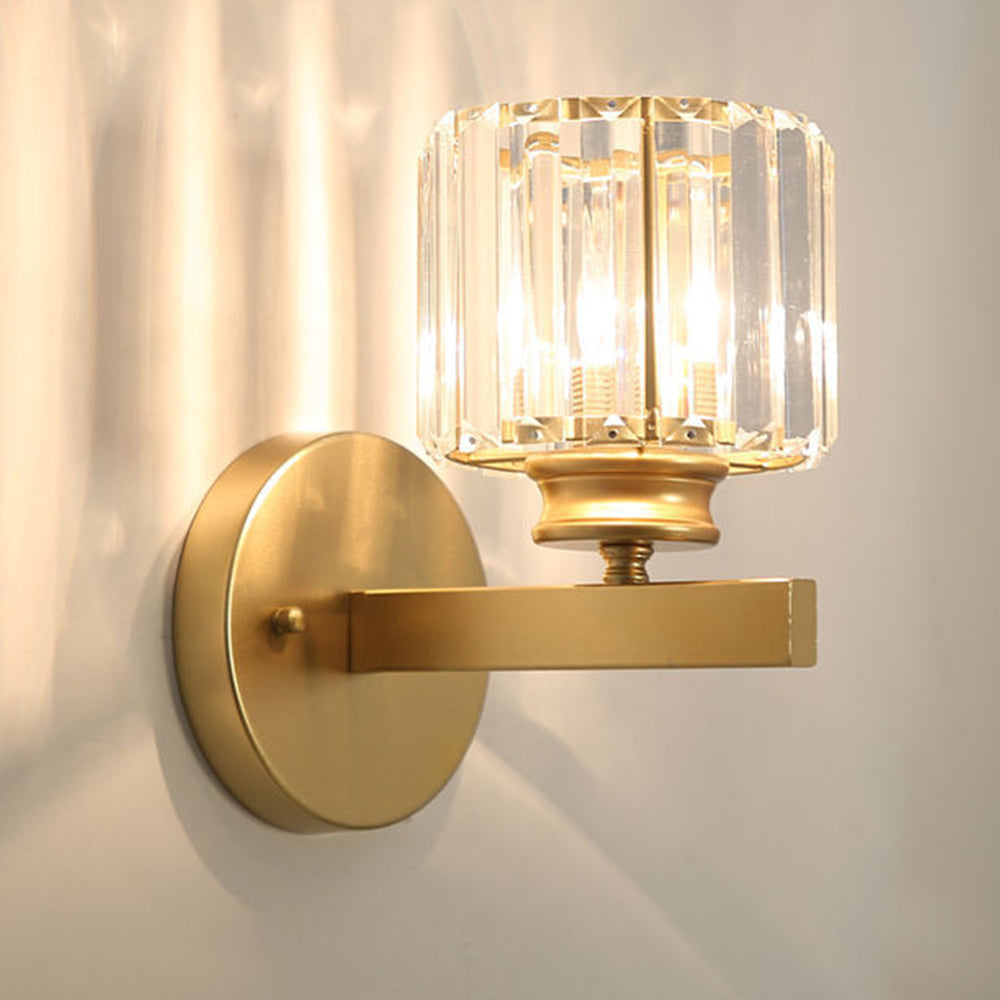 Wandleuchten für Flur Kristall Rund 24cm