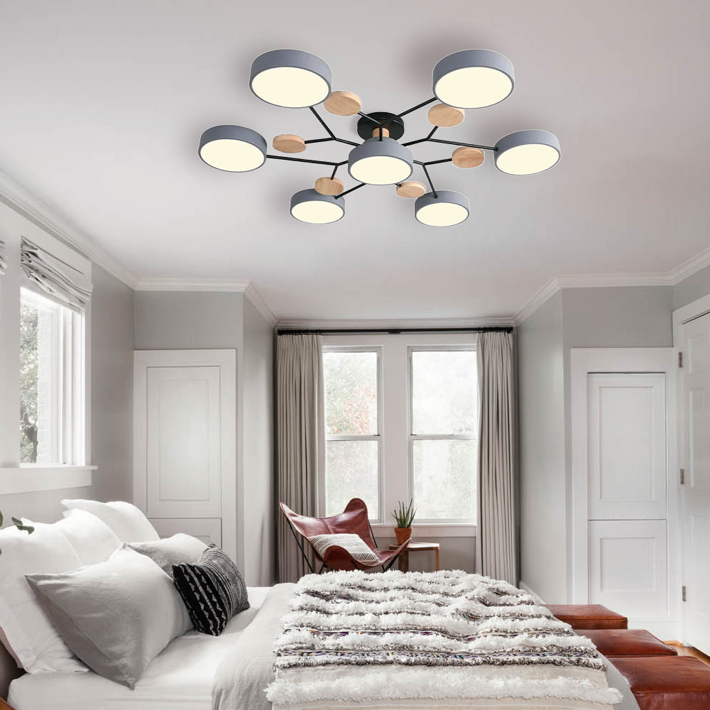 Deckenleuchte Acryl 94cm Weißes Licht Warmes Licht LED-7 Lichter