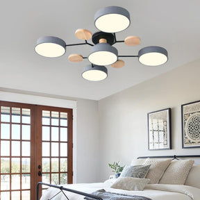 Deckenleuchte Acryl 94cm Weißes Licht Warmes Licht LED-5 Lichter
