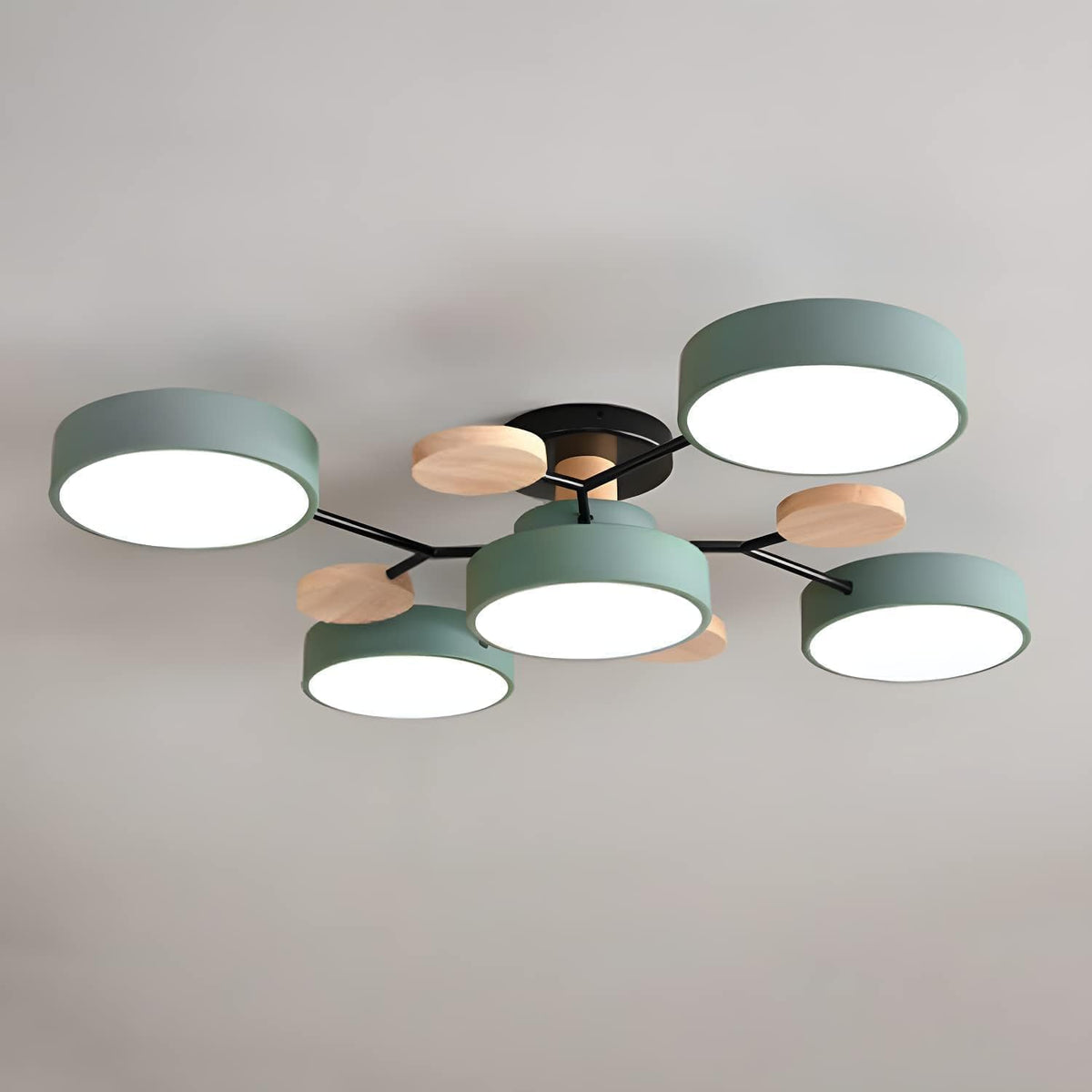 Deckenleuchte Acryl 94cm Dreifarbig Verstellbar LED-5 Lichter