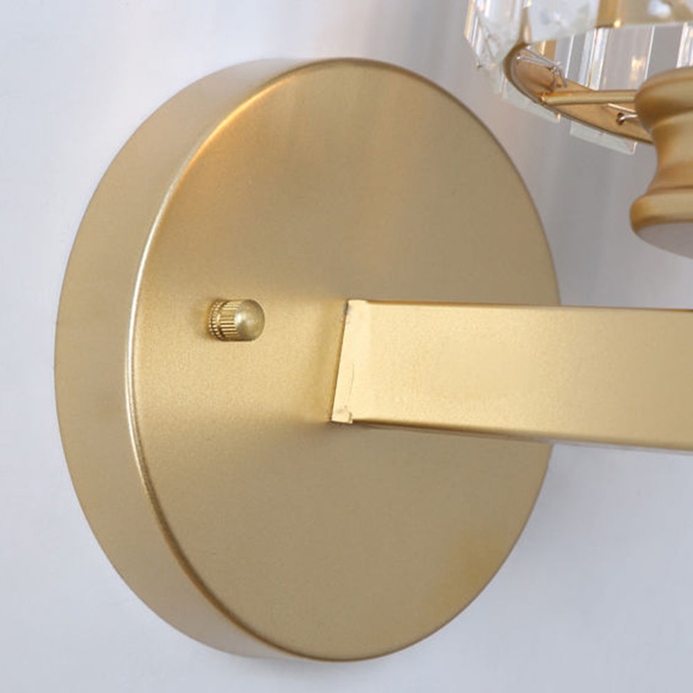 Wandleuchten für Flur Kristall Rund 24cm