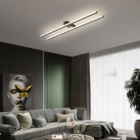 Deckenleuchte Metall LED 3 Farbwechsel per Schalter 48/58/78cm
