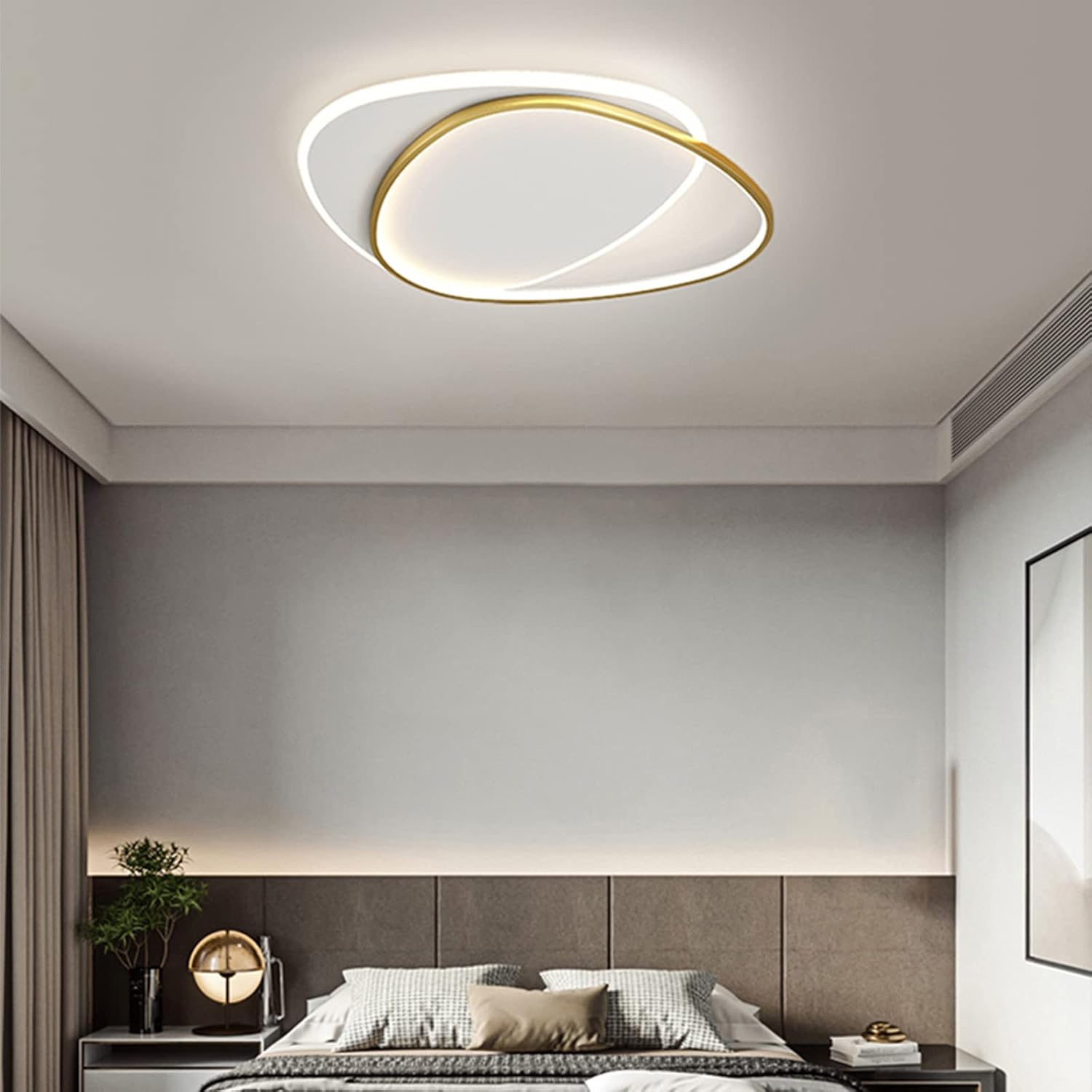 Moderne LED Deckenleuchten Eisen 40/50cm Dimmbar