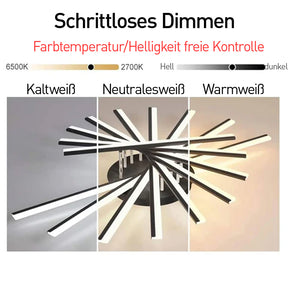 Deckenleuchte Metall Kreativ LED Dimmbar 83/95/108/120cm