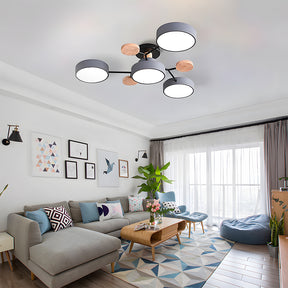 Deckenleuchte Acryl 85cm Wohnzimmer LED 4 Lichter