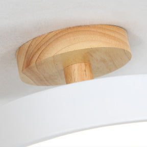 LED Deckenleuchte Dimmbar Hardware Und Holz 18cm