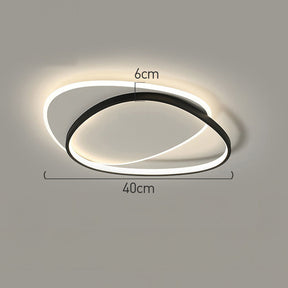 Moderne LED Deckenleuchten Eisen 40/50cm Dimmbar