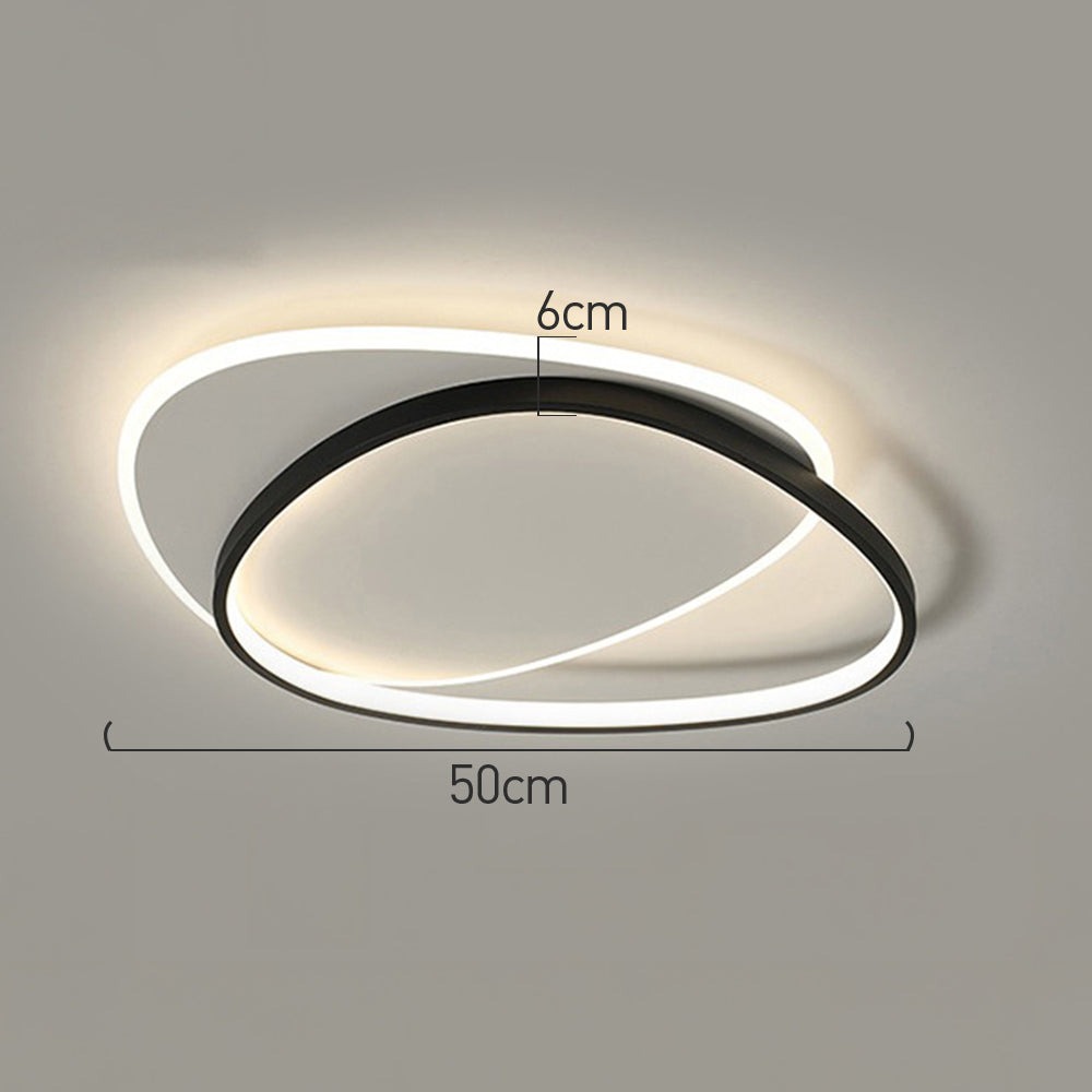 Moderne LED Deckenleuchten Eisen 40/50cm Dimmbar