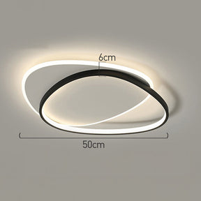 Moderne LED Deckenleuchten Eisen 40/50cm Dimmbar