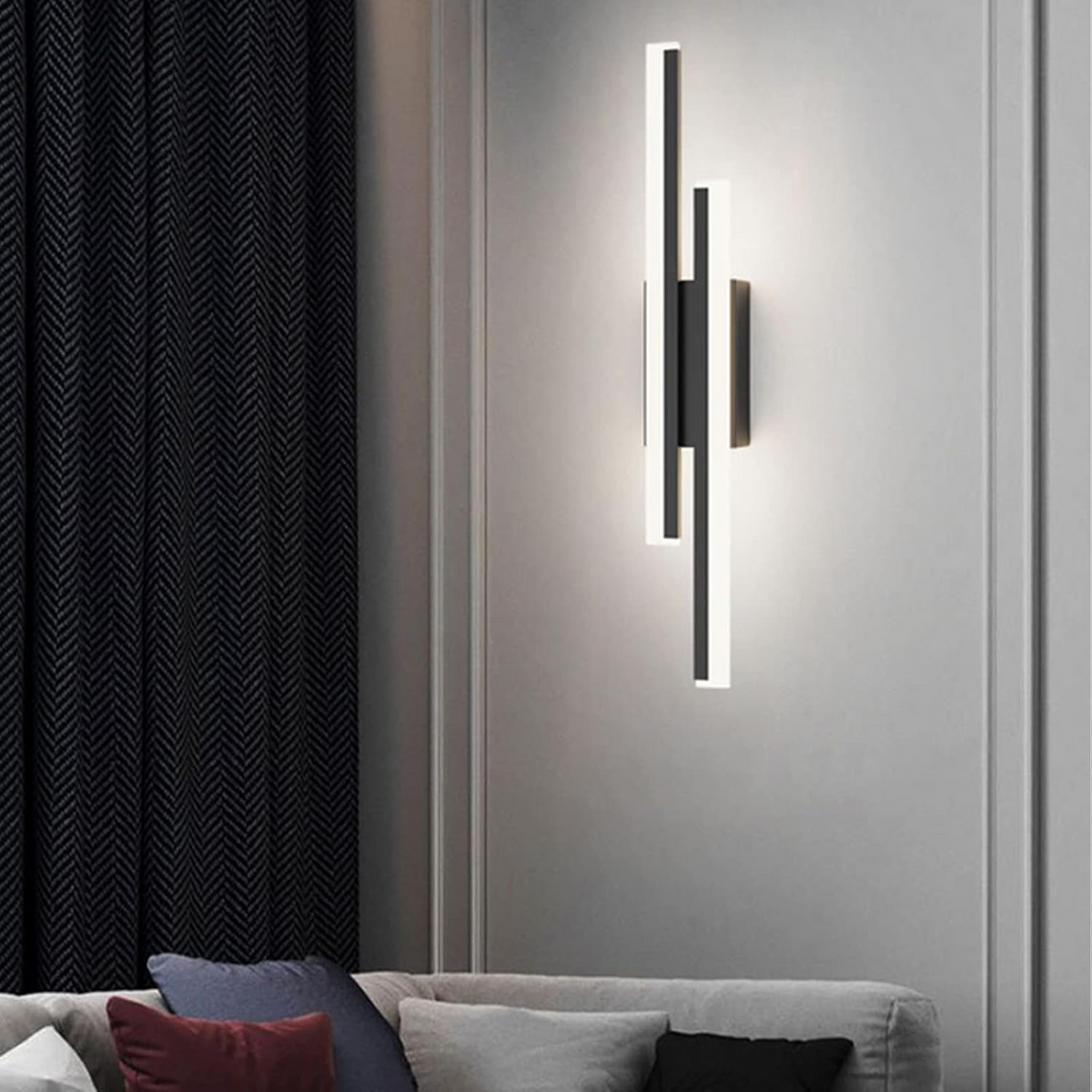 Wandleuchte Acryl 48cm LED Weißes Licht Warmes Licht
