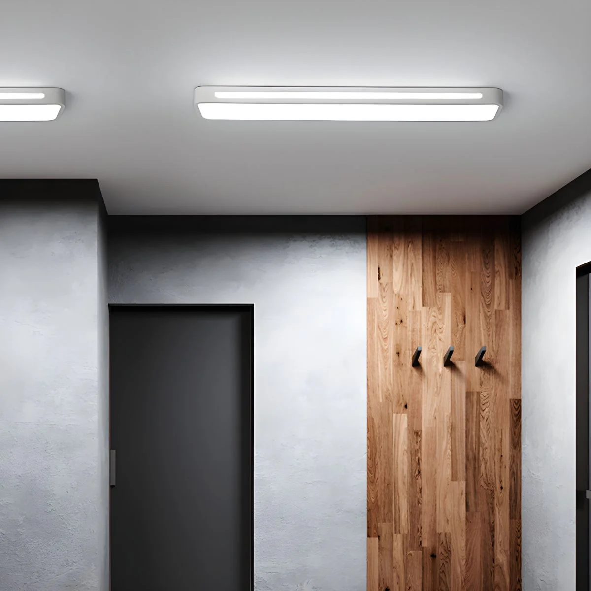 Moderne Nordische Minimalistische Lange LED-Deckenbeleuchtung 48cm
