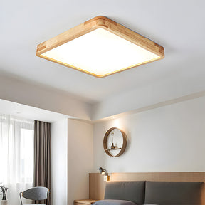 Deckenleuchte Holz Acryl LED Dimmbar 30/40/50/60cm
