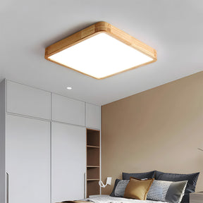 Deckenleuchte Holz Acryl LED Dimmbar 30/40/50/60cm