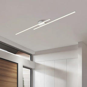 Lange LED Deckenleuchte aus Metall Dimmbar 60/90/120cm